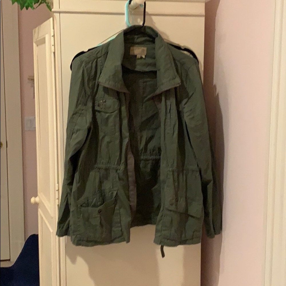 Green cargo jacket